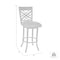 Armen Living Tahiti 30" Barstool in Auburn Bay finish with Brown Pu upholstery LCTA30BABR - alternate 6